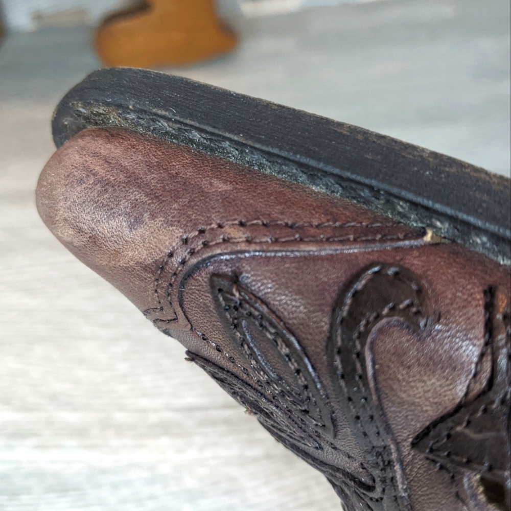 Carlos by Carlos Santana Rodeo Leather Cutout Bootie, 7 - Picture 11 of 16